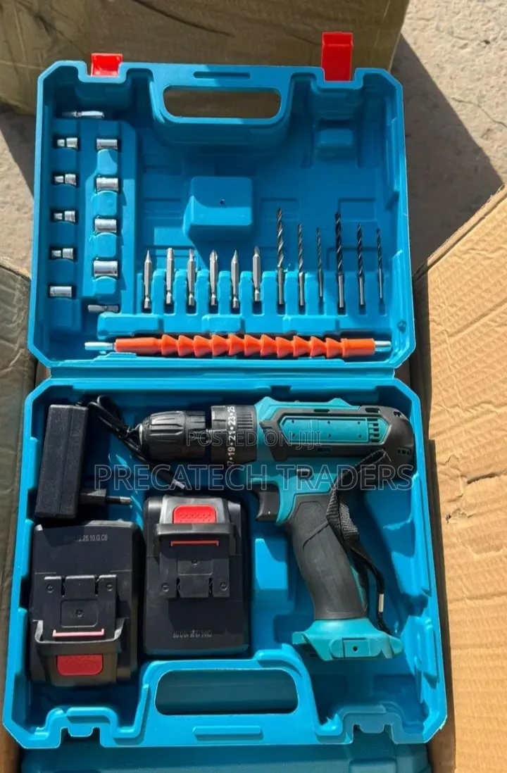 26V Cordless Impact Drill – Complete Tool Kit