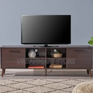 5ft Wooden TV Stand – Dark Walnut