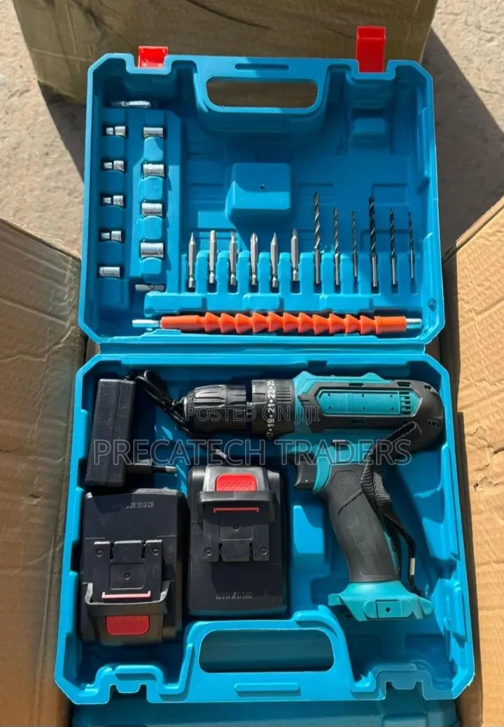 26V Rechargeable Drill Machine With Accessories