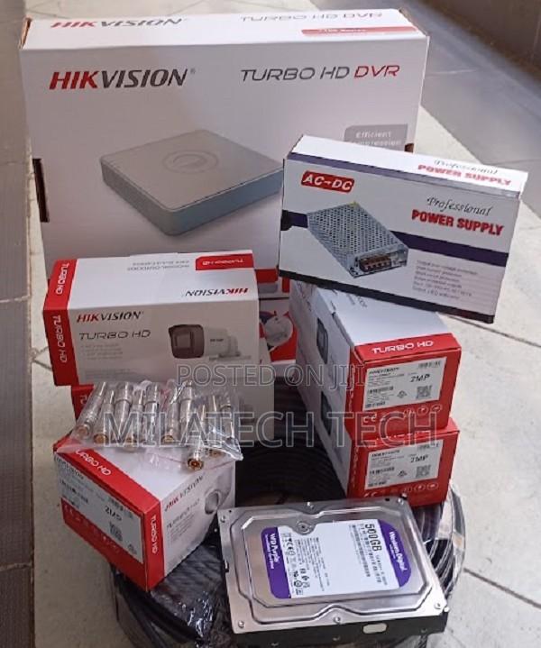 Hikvision 4CH DVR + 4 Cameras | Complete CCTV Security Kit