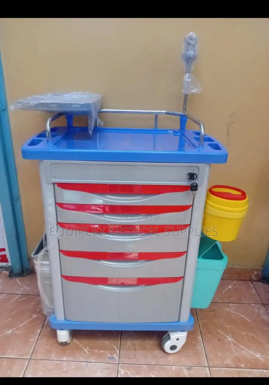 Quality ABS Crash Cart / Emergency Trolley