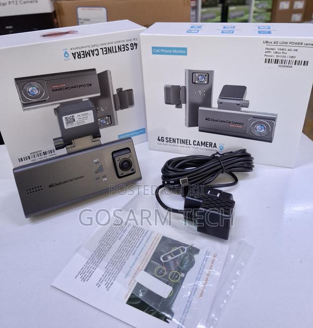 Ubox Dual Lens 4G Vehicle Monitor Front and Rear Sentinel DashCam