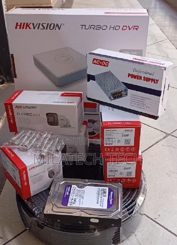 Hikvision CCTV 4 Camera Package | 4CH DVR Complete Security Kit