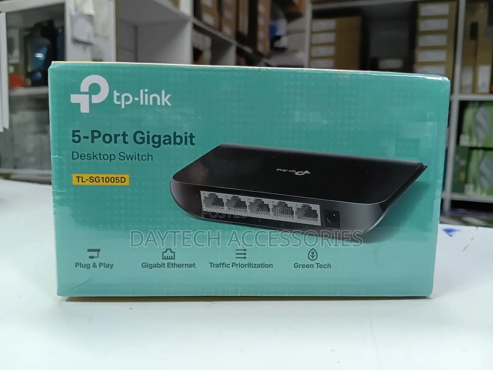 TP-Link TL-SG1005D 5-Port Gigabit Desktop Switch,