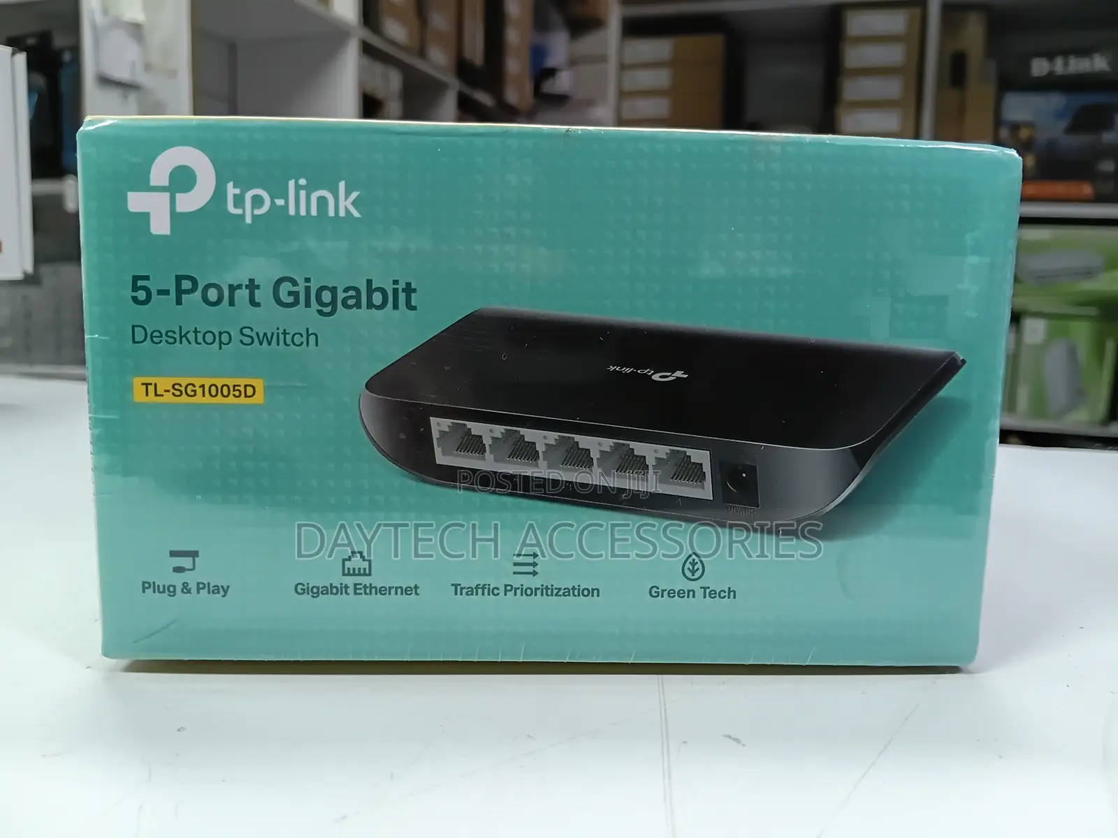 TP-Link TL-SG1005D 5-Port Gigabit Desktop Switch,