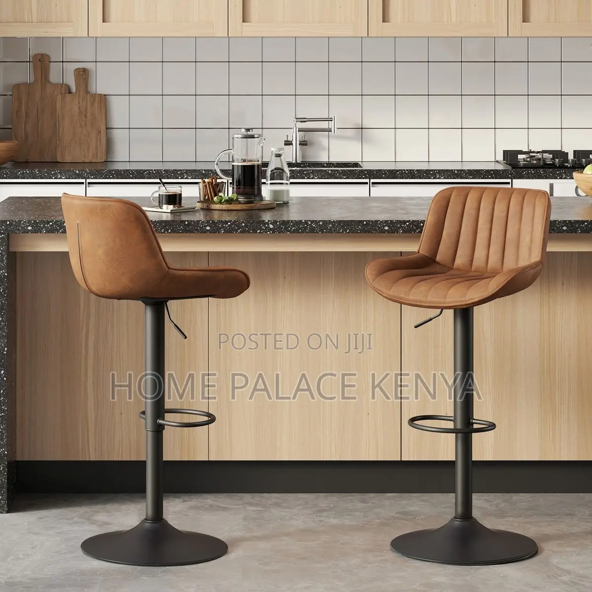 Bar Stool ; Adjustable Height Bar Stool for Kitchen Counter