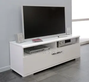 Modern White 4ft TV Stand / Entertainment Center