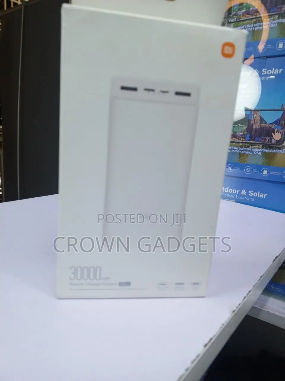 Mi 30,000mAh Power Bank USB Fast Charge Portable Battery