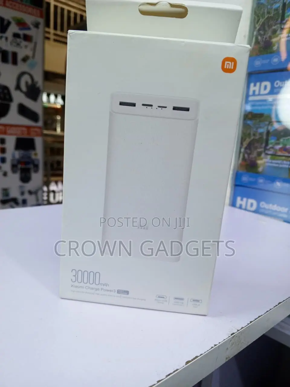 Mi 30,000mAh Power Bank USB Fast Charge Portable Battery