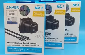 Anker Zolo Charger 30W P.D 3.0 With USB-C Cable