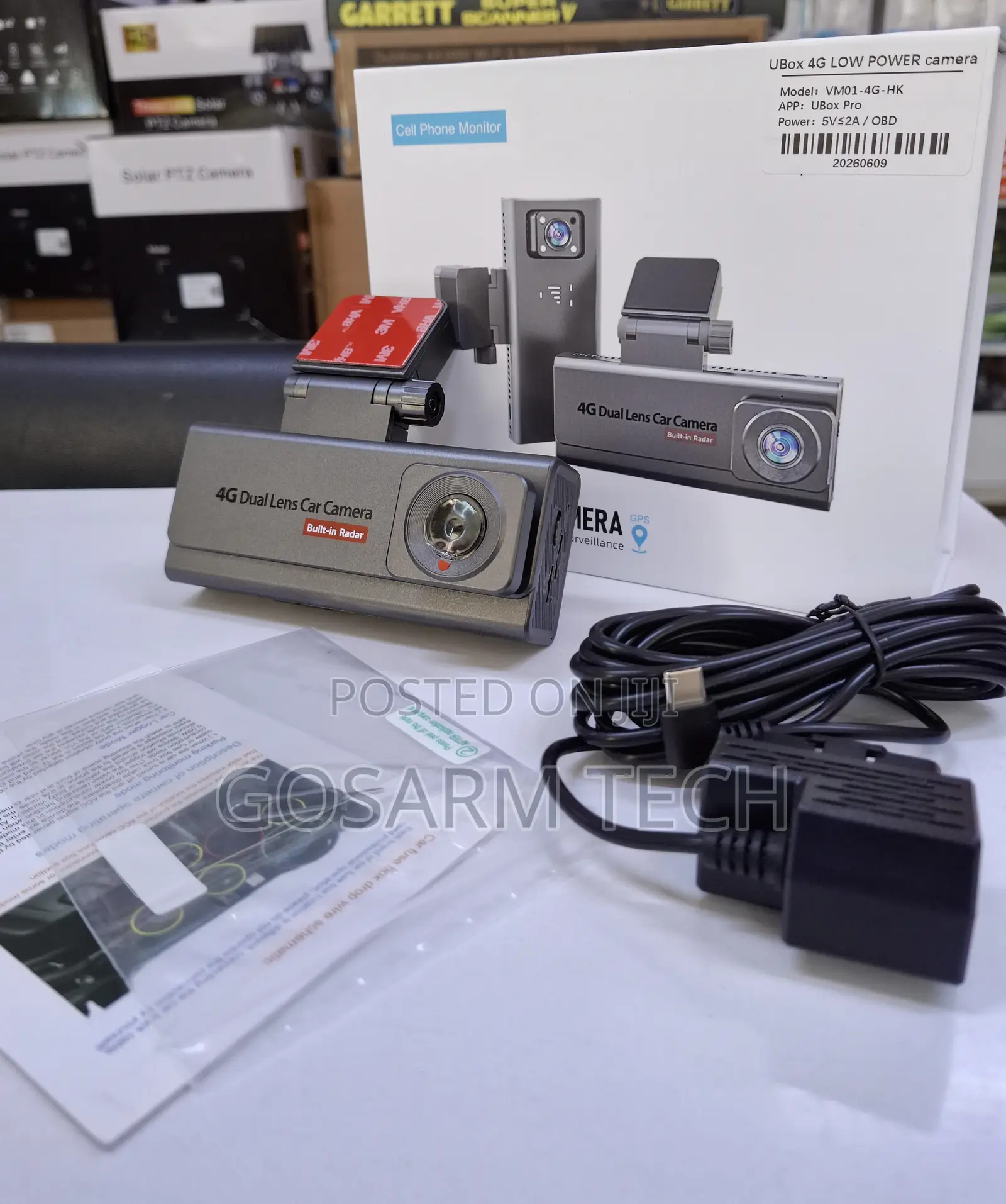 Ubox 4G Front Rear Car Camera