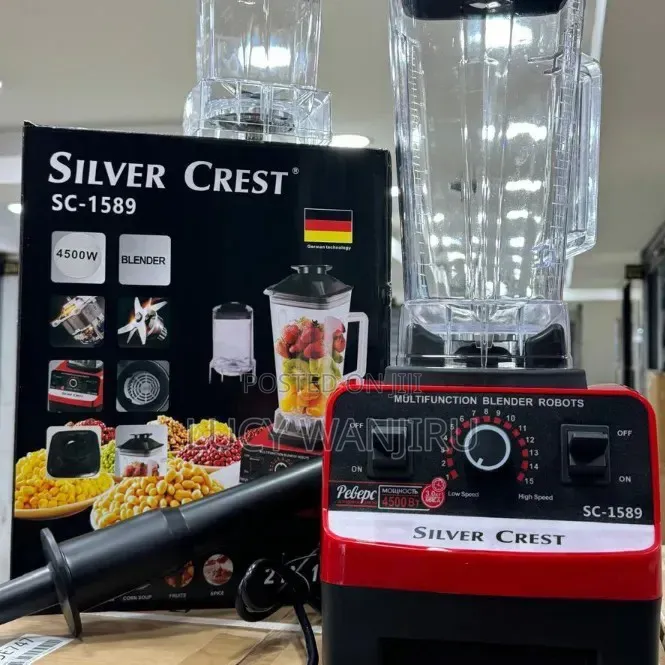 2 in 1 Silver Crest Blender/ 4500w Silver Crest