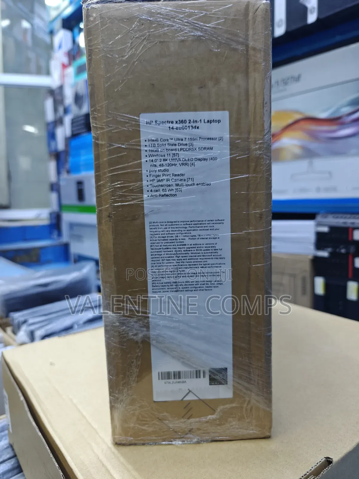 New Laptop HP Spectre 14 16GB Intel Core Ultra 7 SSHD (Hybrid) 1T