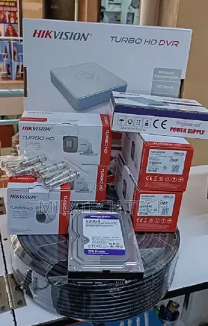 8 Channel Hikvision CCTV Full Kit | 8 Cameras + DVR + HDD