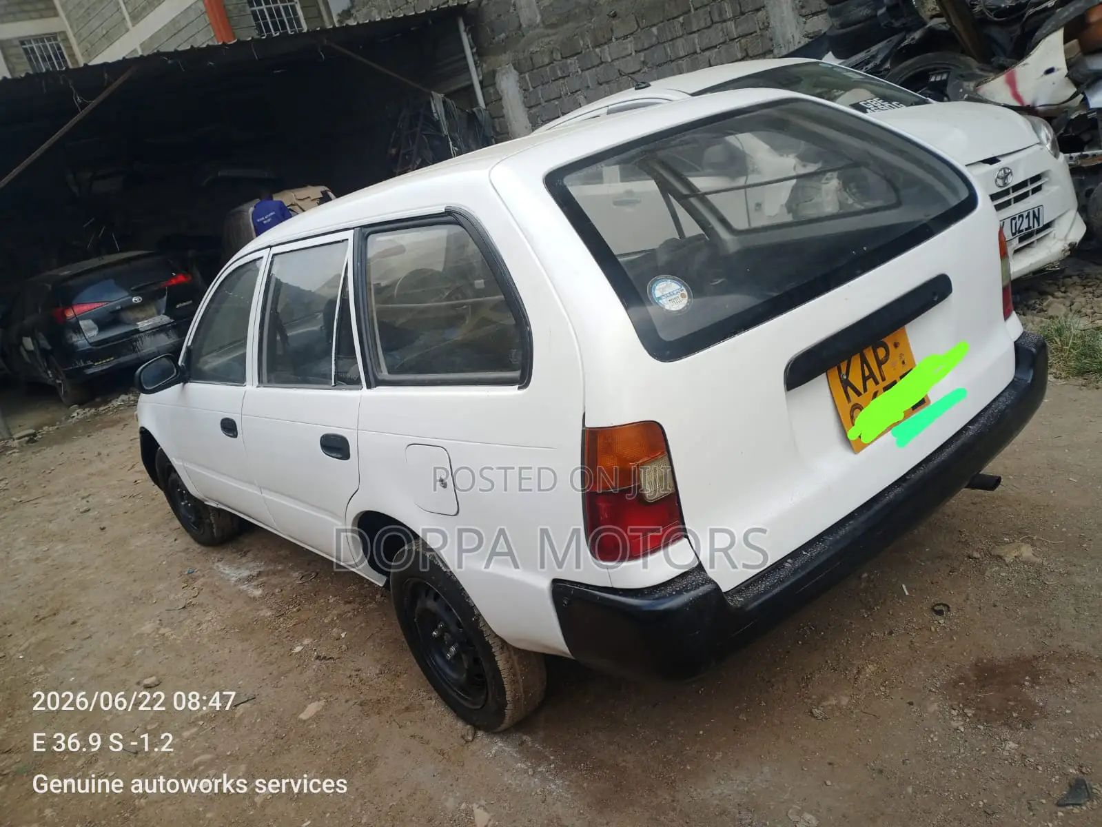 Toyota Corolla Hatchback 1995 White