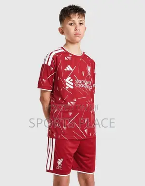 Adidas New Kids Liverpool Home 26/27 Jersey.