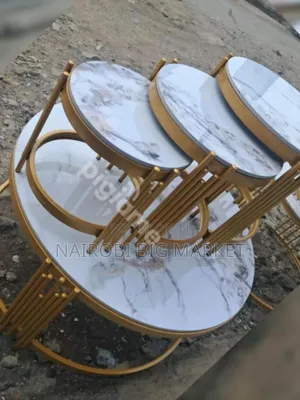 4 in 1 Executive Pure Marble Table