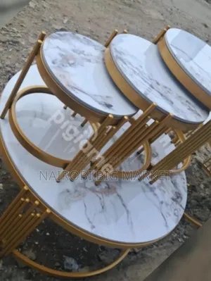 4 in 1 Executive Pure Marble Table