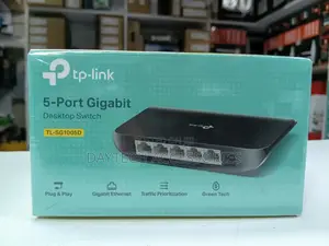 TP-Link TL-SG1005D 5-Port Gigabit Desktop Switch - Black
