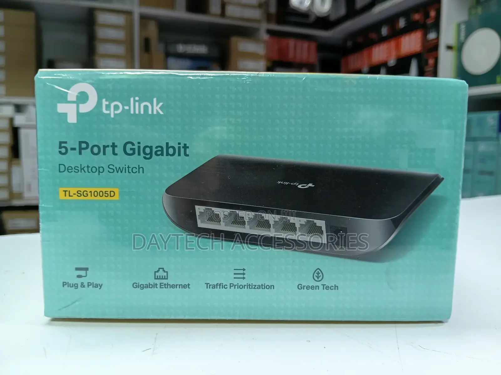 TP-Link TL-SG1005D 5-Port Gigabit Desktop Switch - Black