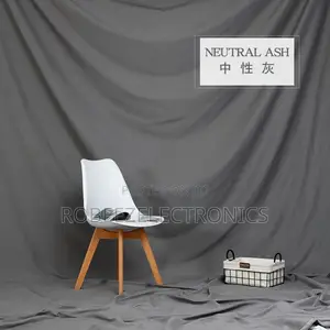 Soft Muslin Background Cloth 3m X 4m Neutral Ash