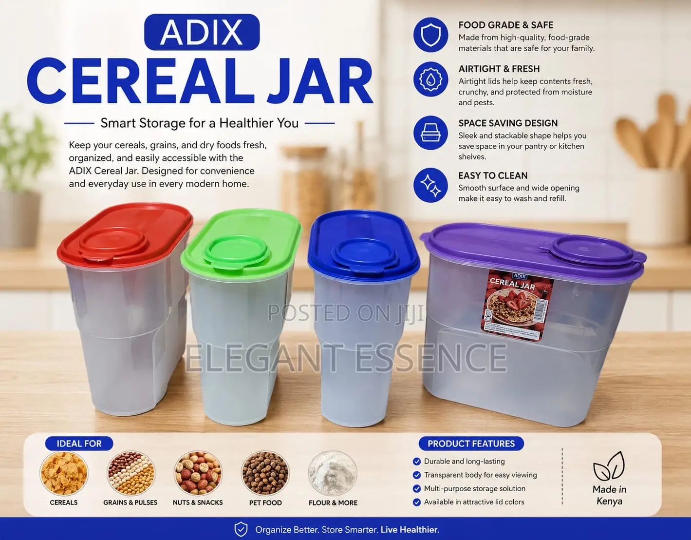 Adix Cereal Jar Approx 2Ltrs