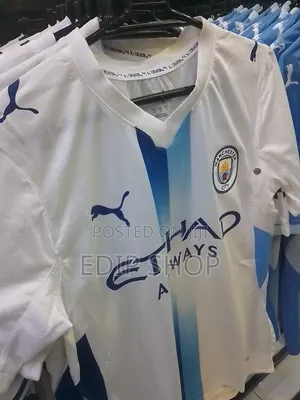 White Manchester City Jersey New Season.