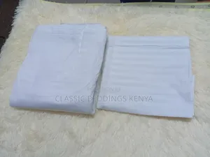 White Stripped Bedsheet