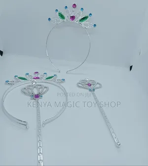 Silver Toned Plastic Tiara