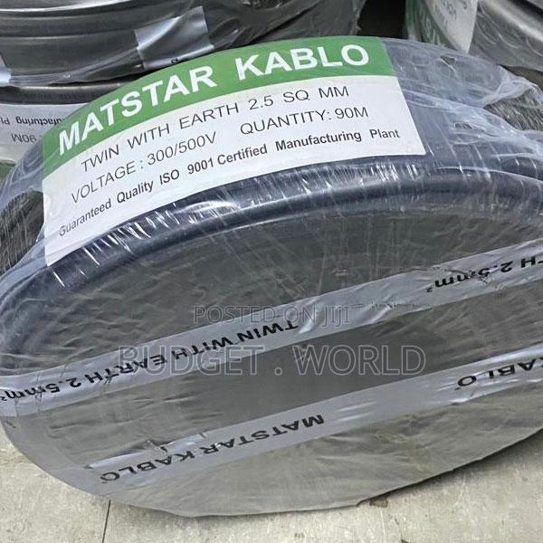 2.5mm Twin Earth Electrical Cable 90 Metres – 3 Core PVC Wire