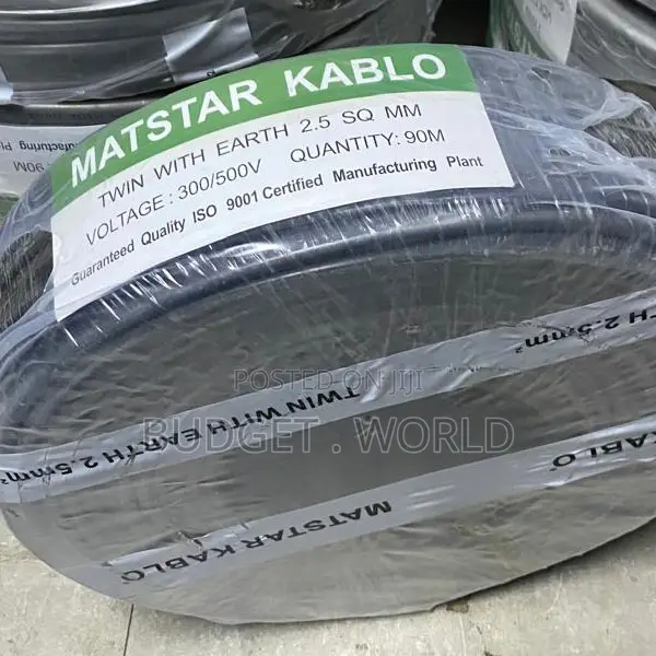 2.5mm Twin Earth Electrical Cable 90 Metres – 3 Core PVC Wire