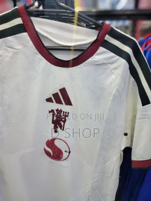 Adidas Manchester United White Football Jersey