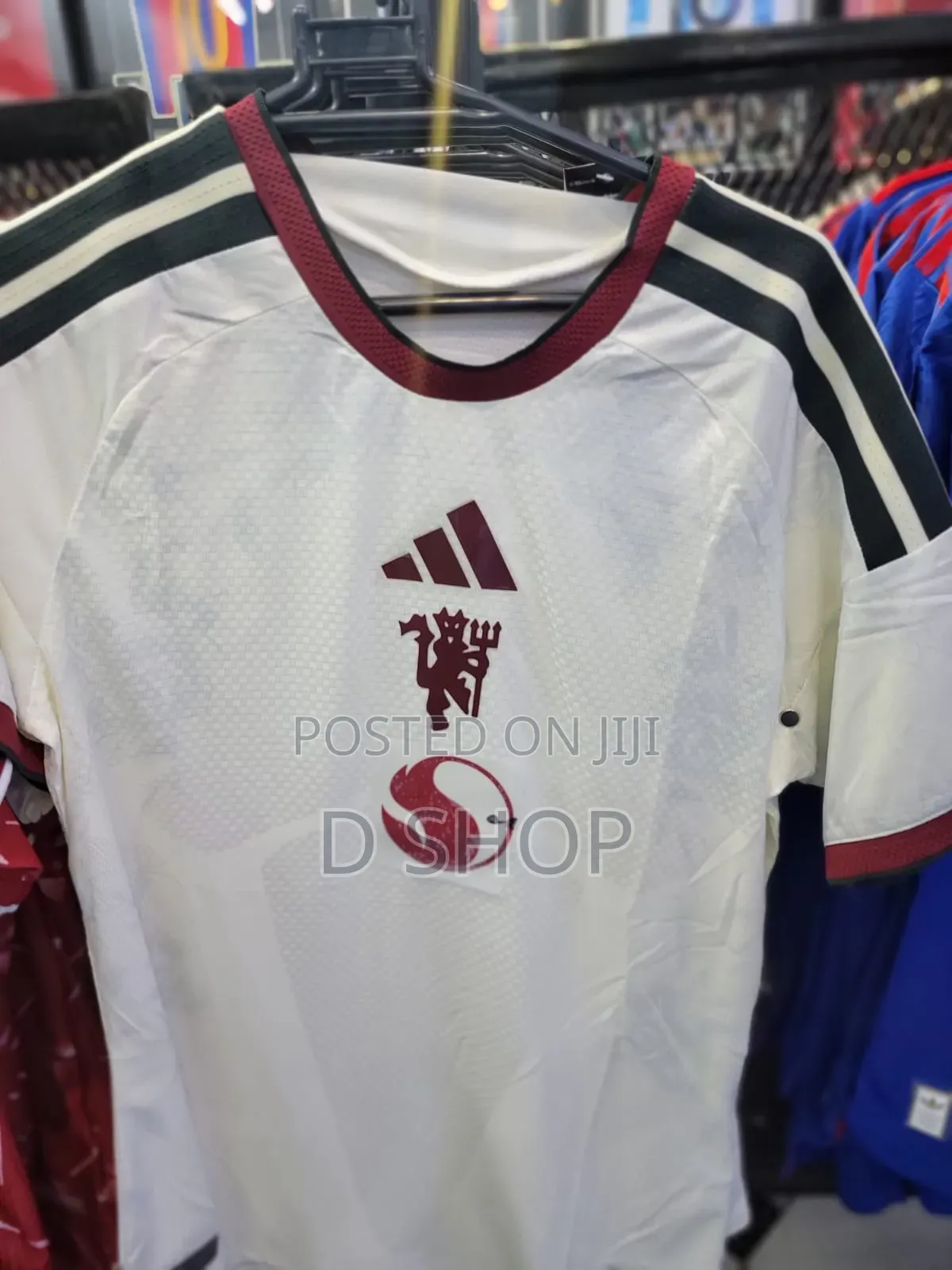 Adidas Manchester United White Football Jersey