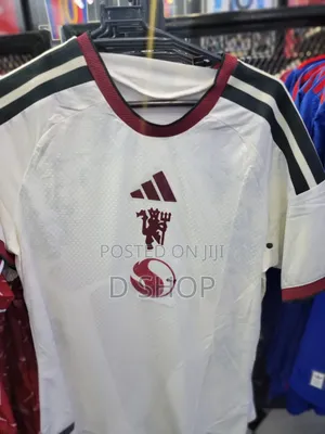 Adidas Manchester United White Football Jersey