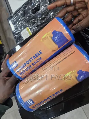 15PCS 80L -90l Compostable Garbage Bags