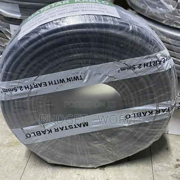 2.5mm 3 Core Twin Earth Cable 90m PVC Insulated Flame Retardant Wir