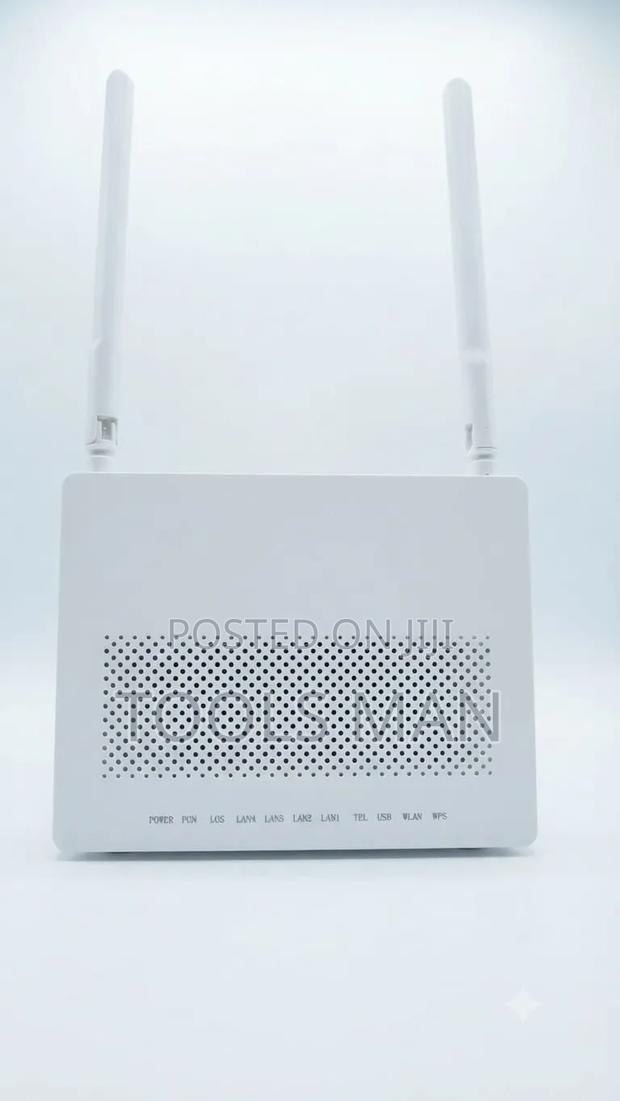Wi-Fi Router Dual Antenna Wireless Network.