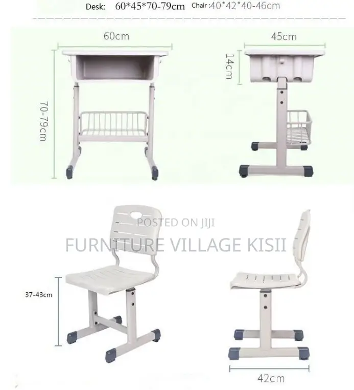 Home Furniture: Adjustable Kids Desk