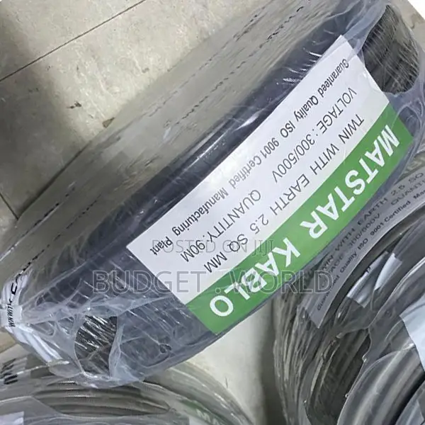 2.5mm Twin Earth Cable 90m – 3 Core Flame Retardant Electrical Wire