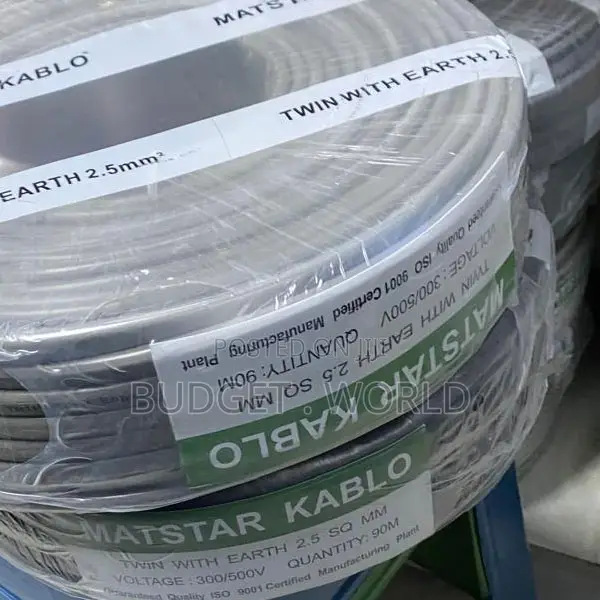 2.5mm Twin Earth 3 Core Cable 90m Flame Retardant PVC Insulated Wire