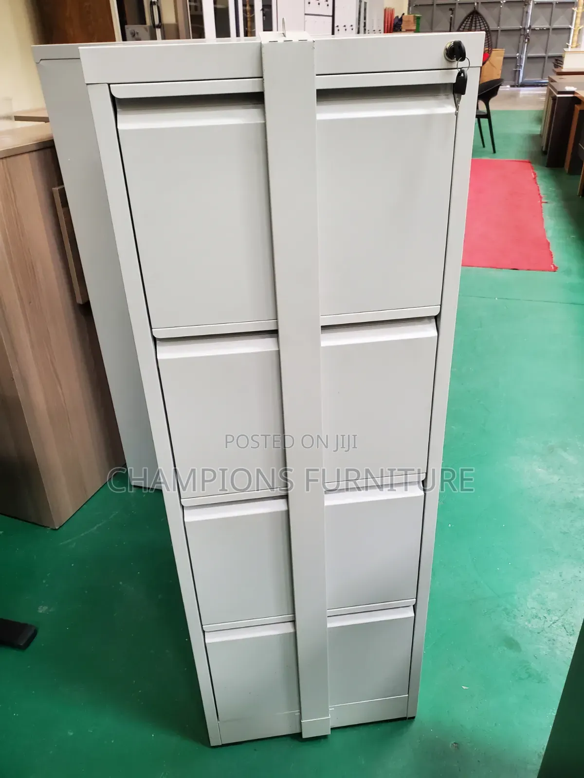 4 Drawers Cabinet With Locking Bar