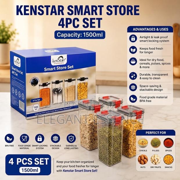 Kenstar Smart Store 4pc Set -1500ml - main view