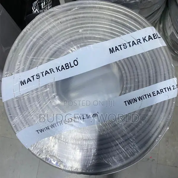 2.5mm Twin Earth Cable 90m Roll – 3 Core Flame Retardant PVC Wire