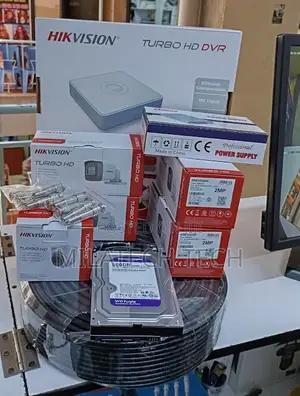 Hikvision 8 Channel CCTV Package | 8 Cameras + DVR + HDD