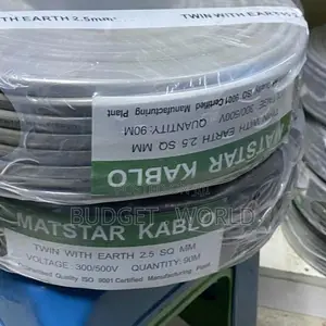 Heavy Duty 2.5mm Twin Earth Cable 90m – 3 Core PVC Insulated Wire