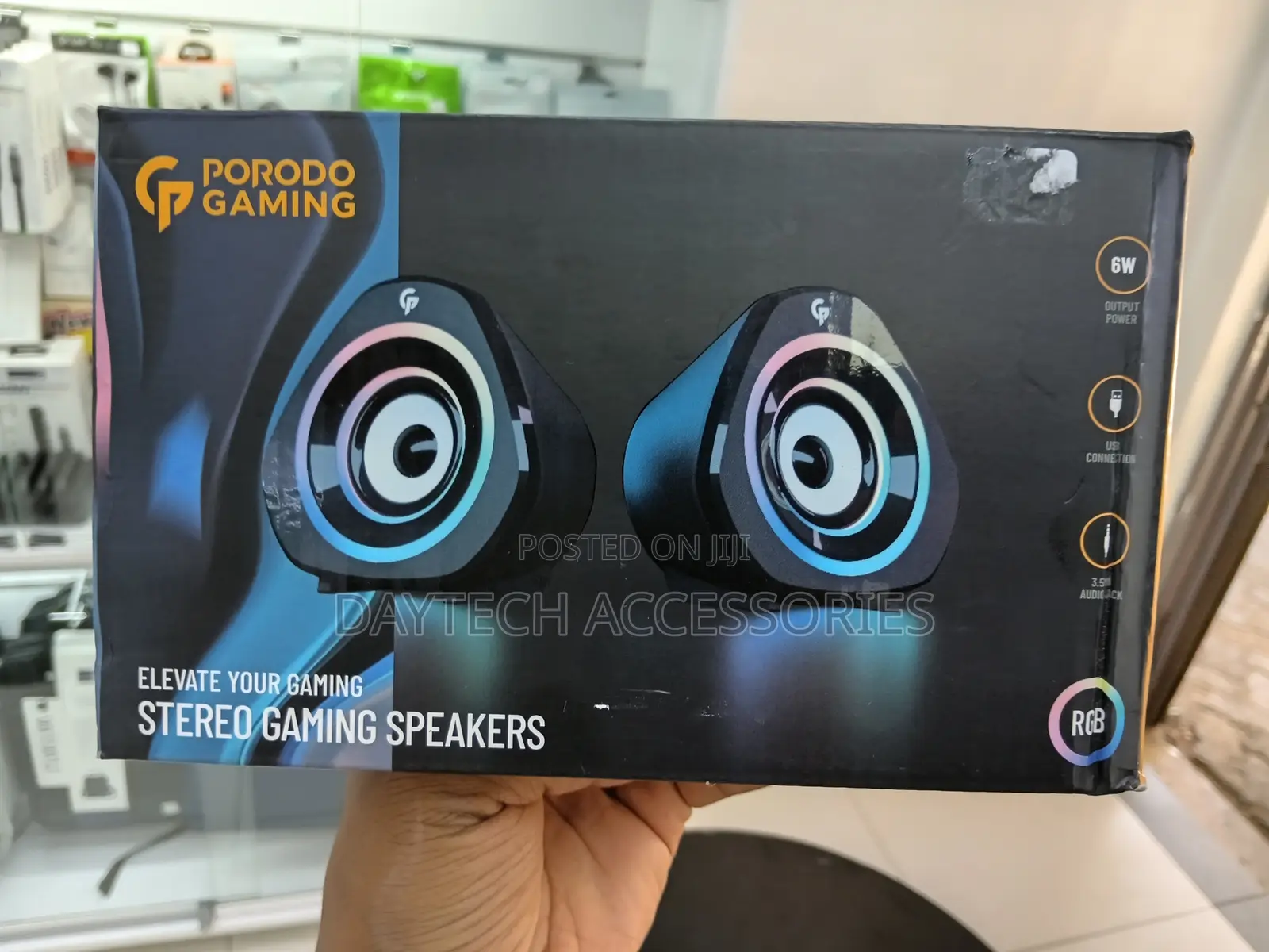 The Porodo Gaming Stereo Gaming Speakers (PDX517-BK)