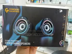 The Porodo Gaming Stereo Gaming Speakers (PDX517-BK)