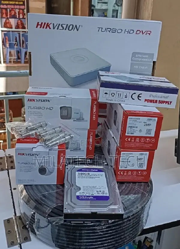 8CH CCTV Full Kit Hikvision | Complete Home Business Security