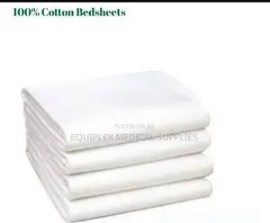 100% Cotton Bedsheets (Hospital Bedsheets) (Pair)