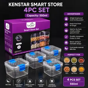 4pcs Dish Storage Set– 550ml